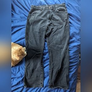 Rustler black denim jeans 38x29